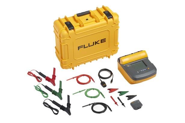 Fluke 1550C 5 kV Insulation Tester Kit – hard case, heavy duty leads, ir3000 FC wireless data connector Fluke 1550C 5 kV Insulation Tester Kit – hard case, heavy duty leads, ir3000 FC wireless data connector