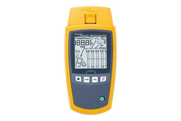 Fluke Networks MicroScanner™ PoE Industrial Ethernet Cable Verifier Fluke Networks MicroScanner™ PoE Industrial Ethernet Cable Verifier